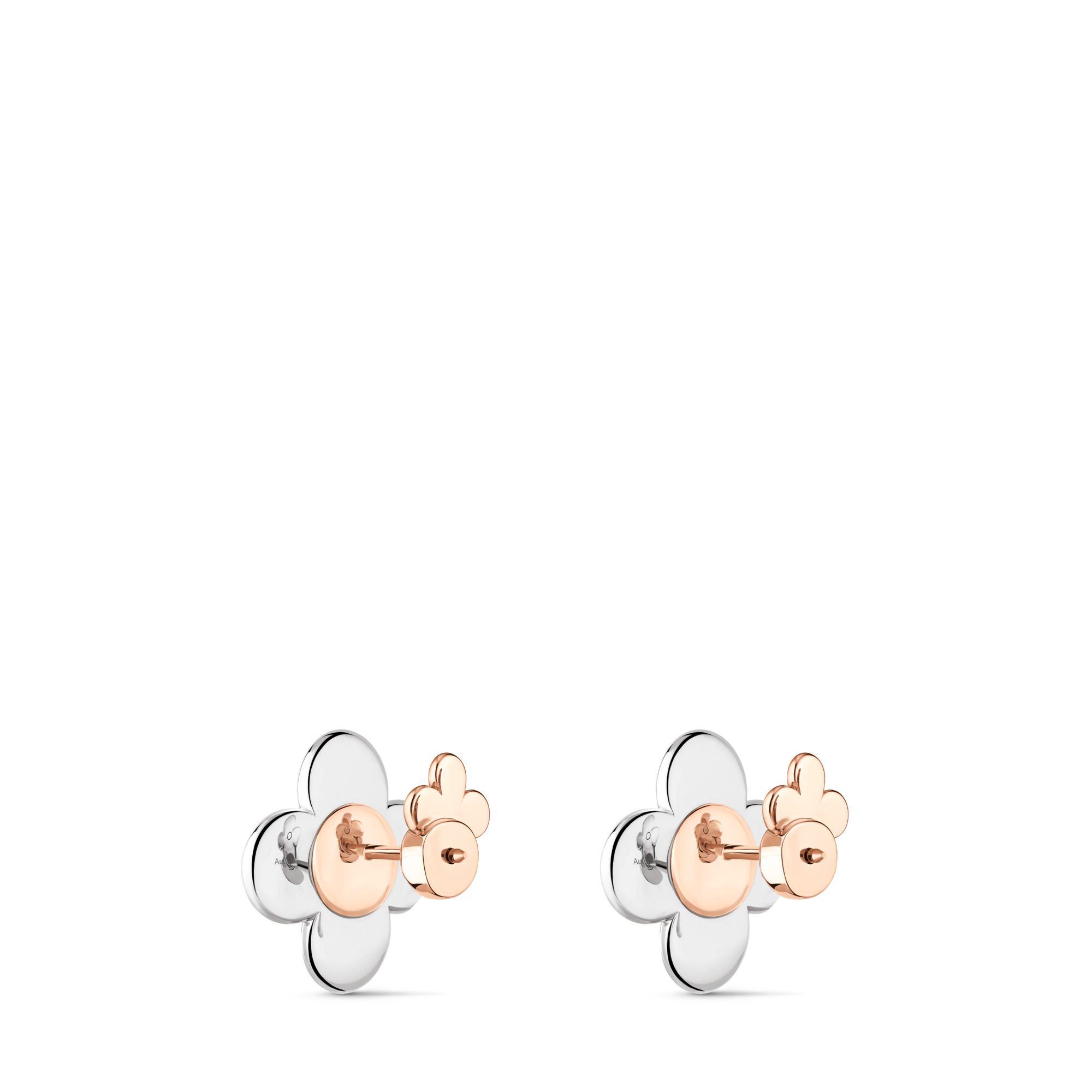 Vivienne Earrings, 3 Golds and Diamonds  in Jewellery