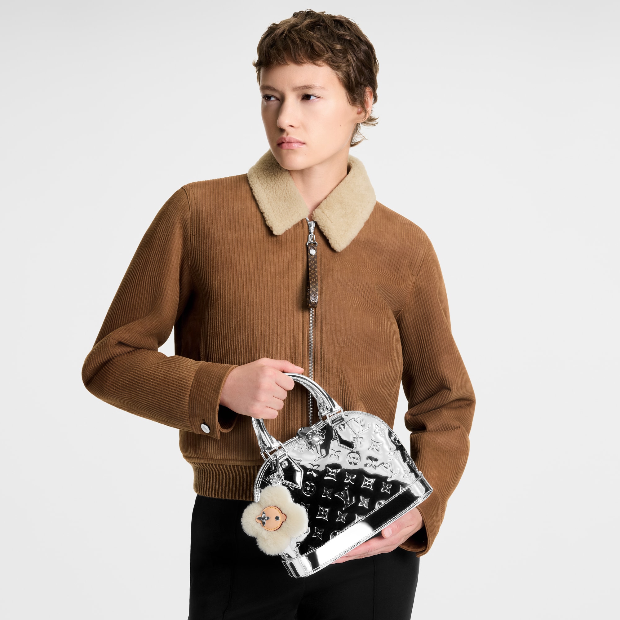 Vivienne Shearling  Bag Charm . in Women