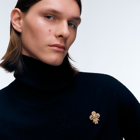 Vivienne Tiger Pendant, Yellow Gold, White Gold, Lacquer, Diamonds & Colored Gemstones in Jewellery's Categories Necklaces and Pendants collections by Louis Vuitton (Product zoom)