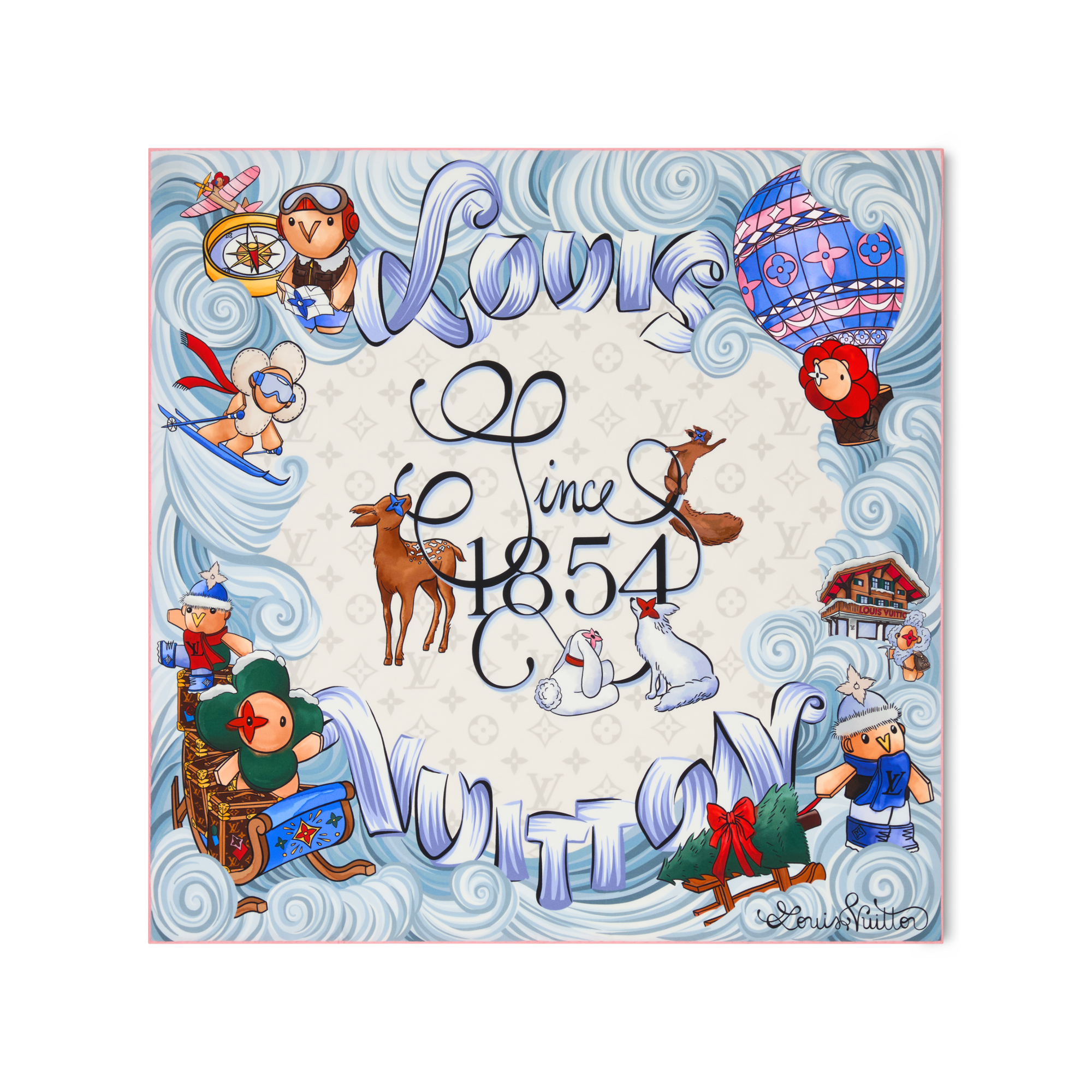 Vivienne Winter Holiday Square 70 . in Women