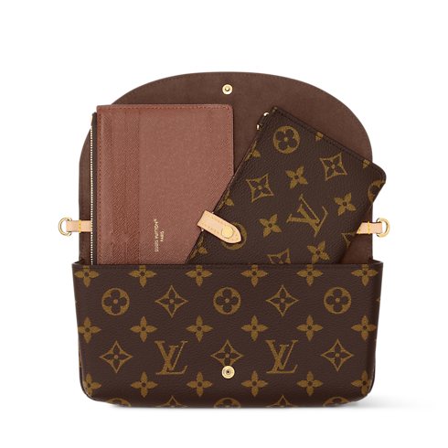 Wallet On Chain Trotter Monogram in Women's Wallets and Small Leather Goods Nano Bags and Chain Wallets collections by Louis Vuitton (Product zoom)