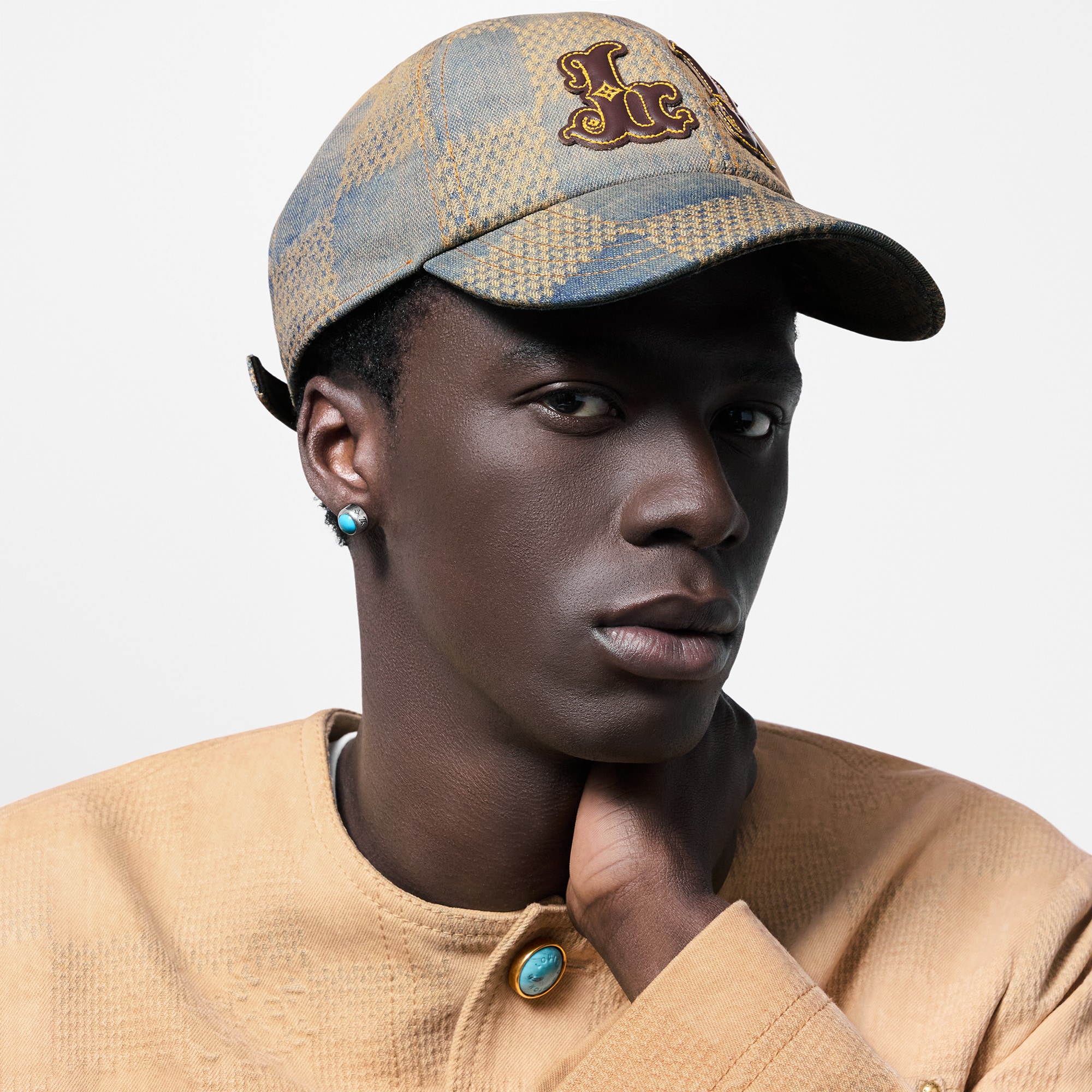 Washed 3D Cap . in Men