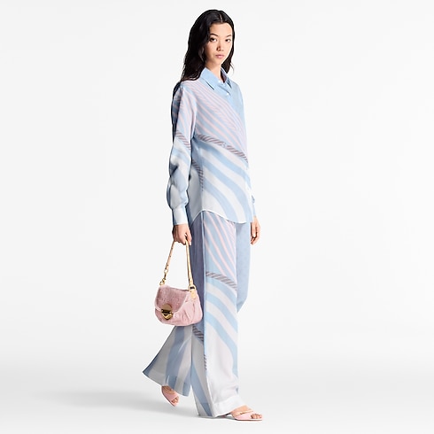 Wave Print Pajama Pants in Women's Ready-to-Wear Pants collections by Louis Vuitton (Product zoom)