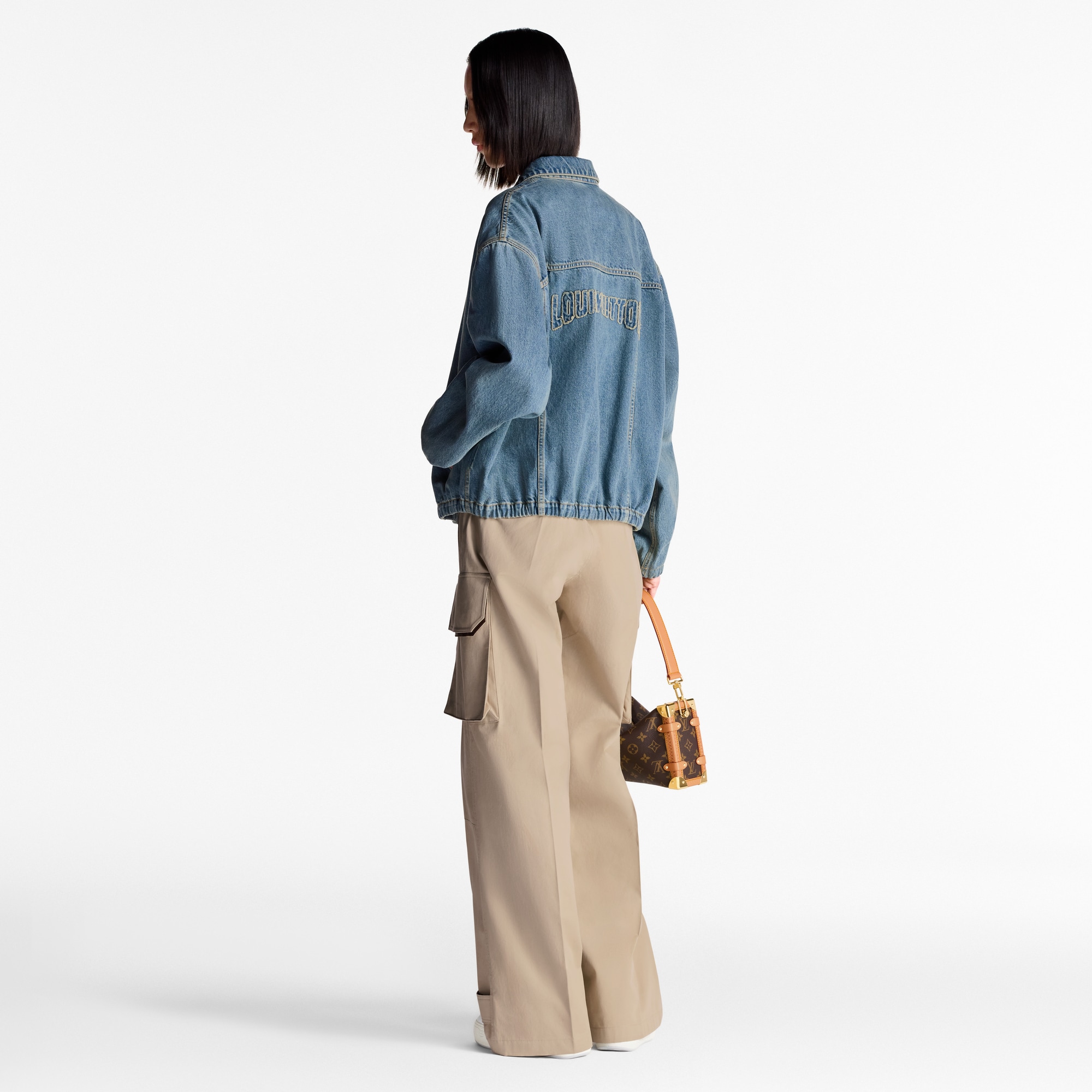 Wide-Leg Cargo Pants   in Women