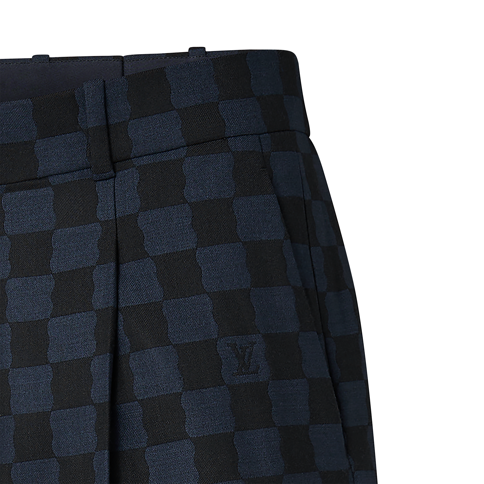 Wool Blend Drawstring Shorts  in Men