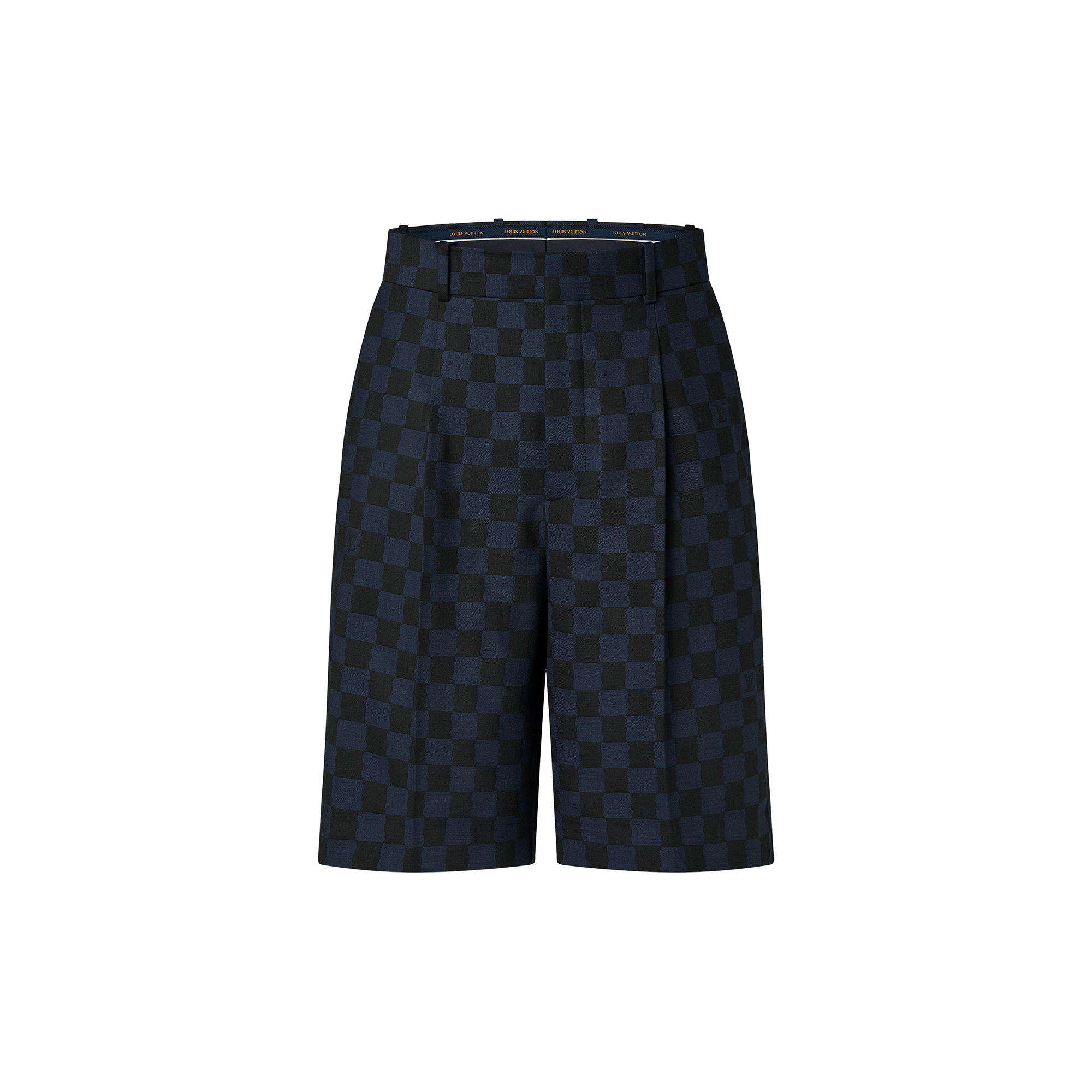 Wool Blend Drawstring Shorts  in Men