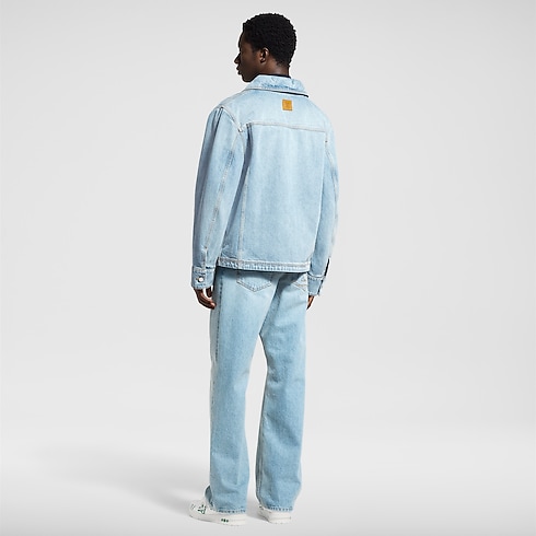 Workwear LV Denim Jacket in Men's Ready-to-Wear Outerwear and Coats collections by Louis Vuitton (Product zoom)