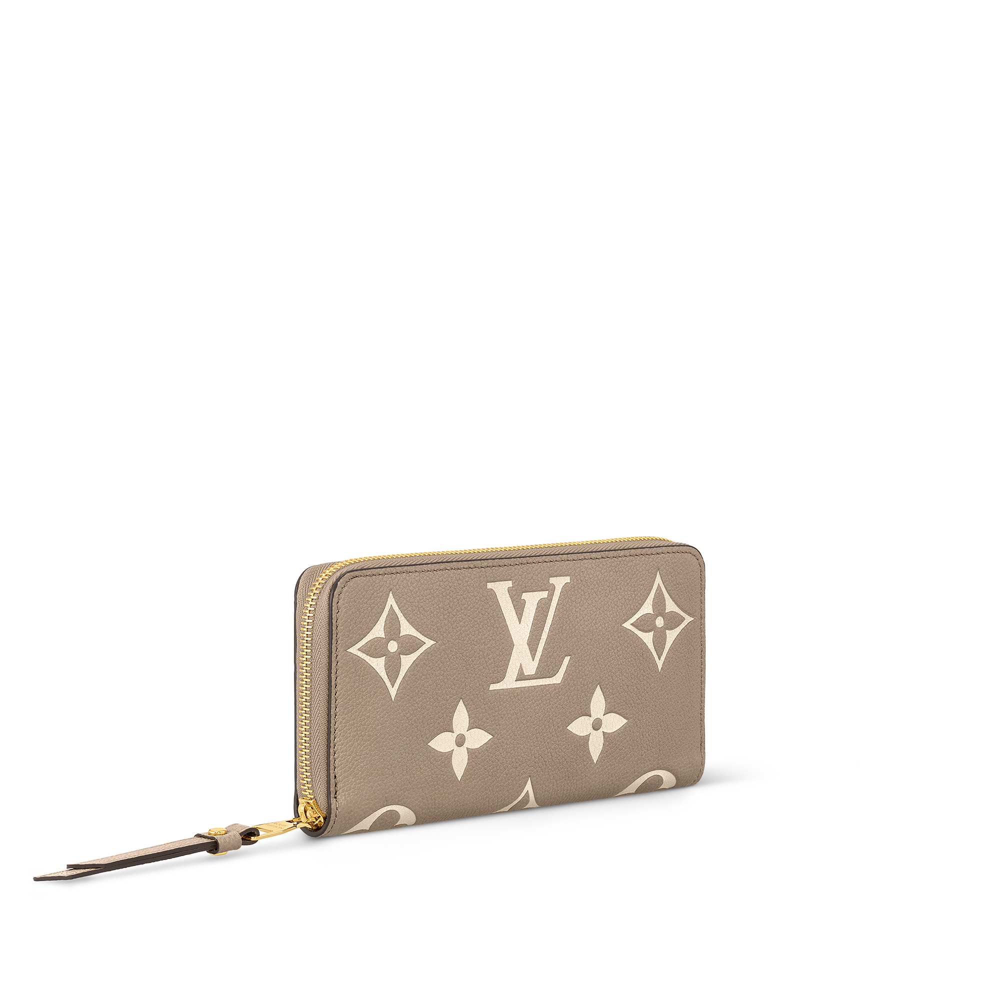 Zippy Wallet Bicolour Monogram Empreinte Leather in Women