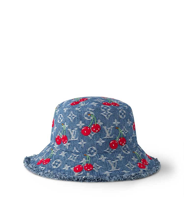 LV x TM Denim Cerise Bucket Hat . - Accessories | LOUIS VUITTON display picture 1