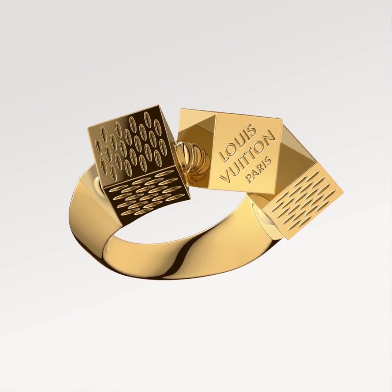 LV Cube Ring . - Fashion Jewellery | LOUIS VUITTON
