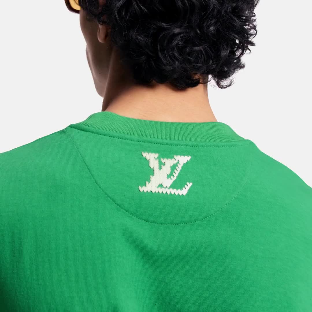 Embroidered Signature Short-Sleeved T-Shirt - Ready-to-Wear