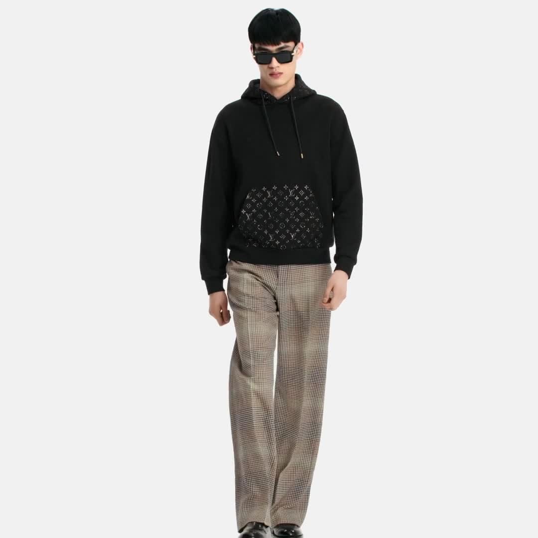 Reflective Signature Hoodie - Ready-to-Wear | LOUIS VUITTON
